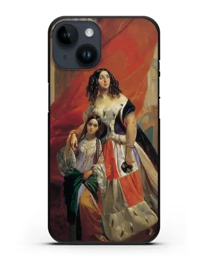 Чехол Портрет графини Юлии Павловны Самойловой (Брюллов Карл) силиконовый для iPhone 14