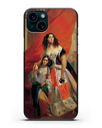 Чехол Портрет графини Юлии Павловны Самойловой (Брюллов Карл) силиконовый для iPhone 15 Plus