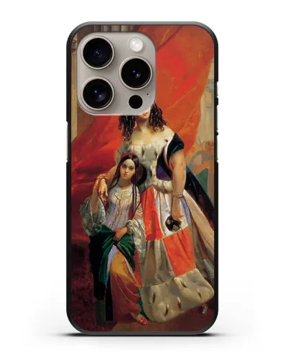 Чехол Портрет графини Юлии Павловны Самойловой (Брюллов Карл) силиконовый для iPhone 15 Pro