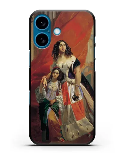 Чехол Портрет графини Юлии Павловны Самойловой (Брюллов Карл) силиконовый для iPhone 16