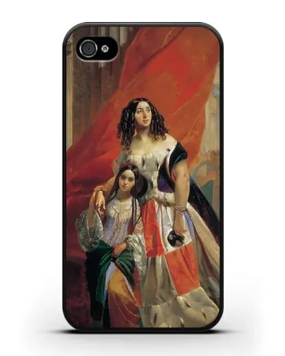 Чехол Портрет графини Юлии Павловны Самойловой (Брюллов Карл) силиконовый для iPhone 4/4s