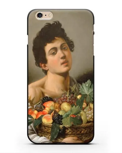 Чехол Юноша с корзиной фруктов (Микеланджело Меризи да Караваджо) силиконовый для iPhone 6 Plus