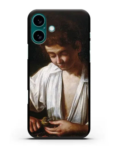 Чехол Мальчик, чистящий фрукты (Микеланджело Меризи да Караваджо) силиконовый для iPhone 16 Plus