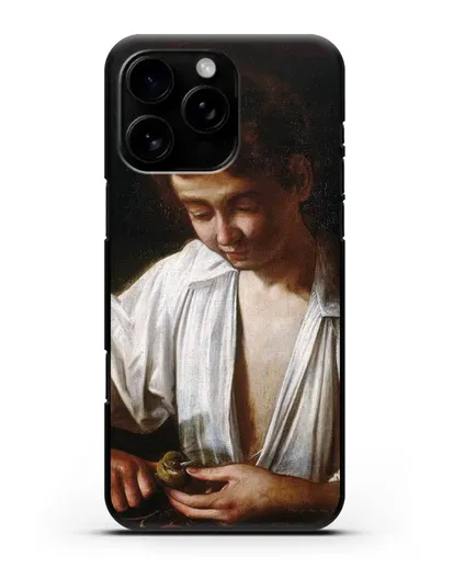 Чехол Мальчик, чистящий фрукты (Микеланджело Меризи да Караваджо) силиконовый для iPhone 16 Pro Max