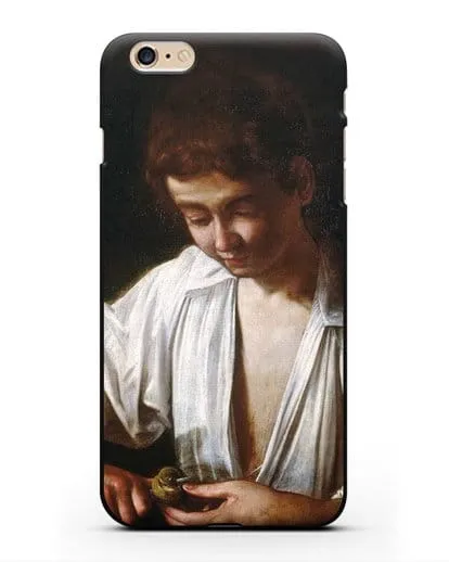 Чехол Мальчик, чистящий фрукты (Микеланджело Меризи да Караваджо) силиконовый для iPhone 6 Plus