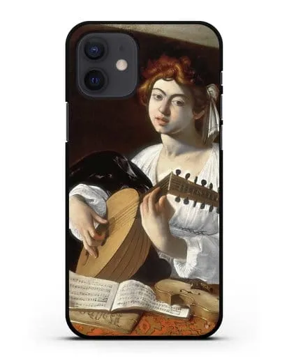 Чехол Лютниcтка (Микеланджело Меризи да Караваджо) силиконовый для iPhone 12