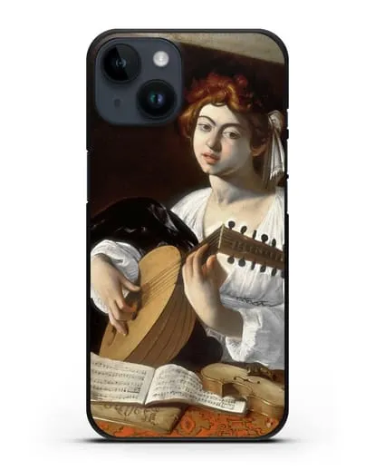 Чехол Лютниcтка (Микеланджело Меризи да Караваджо) силиконовый для iPhone 14