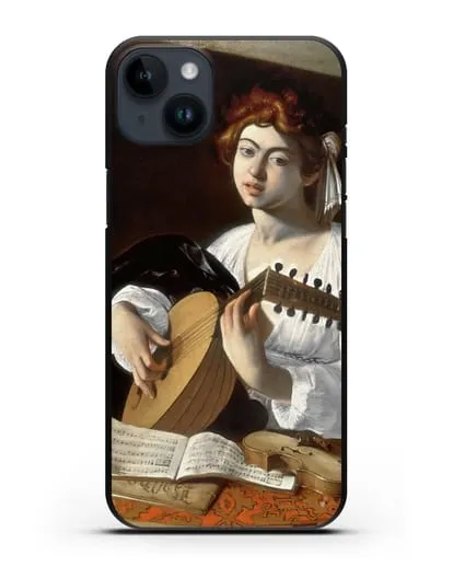 Чехол Лютниcтка (Микеланджело Меризи да Караваджо) силиконовый для iPhone 14 Plus