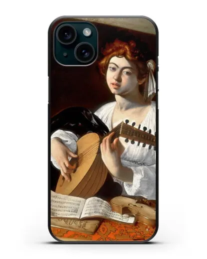 Чехол Лютниcтка (Микеланджело Меризи да Караваджо) силиконовый для iPhone 15 Plus