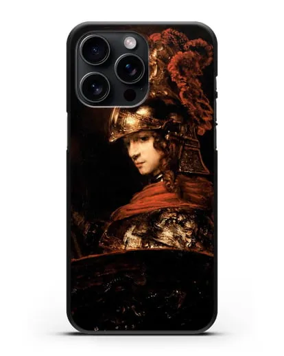 Чехол Афина Паллада (Рембрандт Харменс ван Рейн) силиконовый для iPhone 15 Pro Max