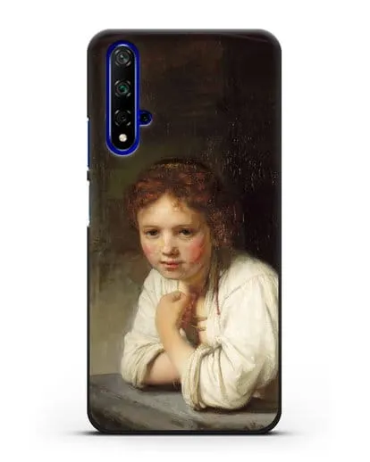 Чехол Девушка в окне (Рембрандт Харменс ван Рейн) силиконовый для Honor 20