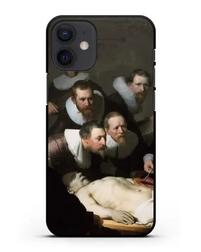 Чехол Урок анатомии доктора Николаса Тюльпа (Рембрандт Харменс ван Рейн) силиконовый для iPhone 12 mini