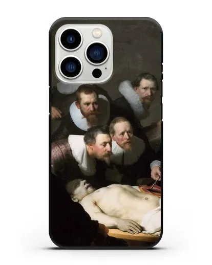 Чехол Урок анатомии доктора Николаса Тюльпа (Рембрандт Харменс ван Рейн) силиконовый для iPhone 13 Pro
