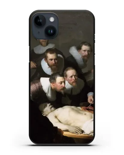 Чехол Урок анатомии доктора Николаса Тюльпа (Рембрандт Харменс ван Рейн) силиконовый для iPhone 14 Plus