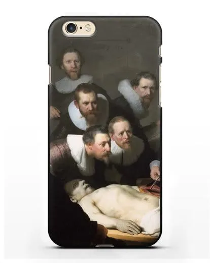 Чехол Урок анатомии доктора Николаса Тюльпа (Рембрандт Харменс ван Рейн) силиконовый для iPhone 6