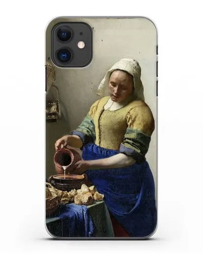 Чехол Молочница (Вермеер Ян) силиконовый для iPhone 11