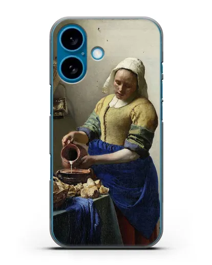 Чехол Молочница (Вермеер Ян) силиконовый для iPhone 16
