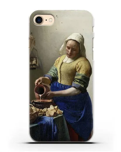 Чехол Молочница (Вермеер Ян) силиконовый для iPhone 7