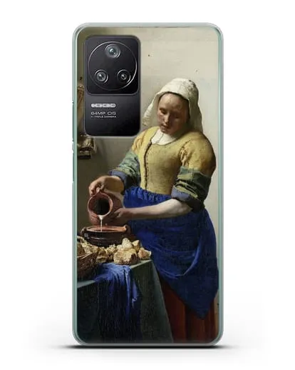 Чехол Молочница (Вермеер Ян) силиконовый для Xiaomi Poco F4