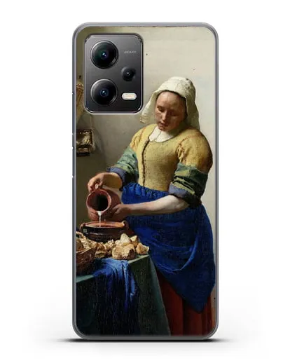 Чехол Молочница (Вермеер Ян) силиконовый для Xiaomi Poco X5