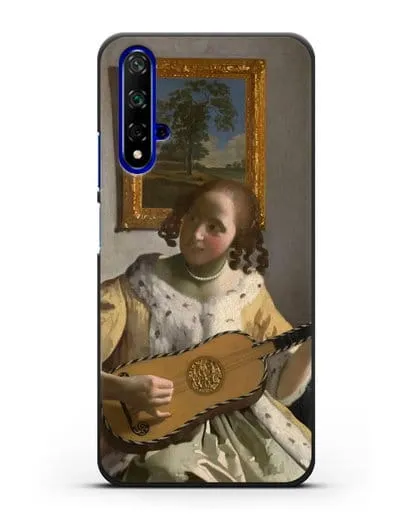 Чехол Гитаристка (Вермеер Ян) силиконовый для Honor 20