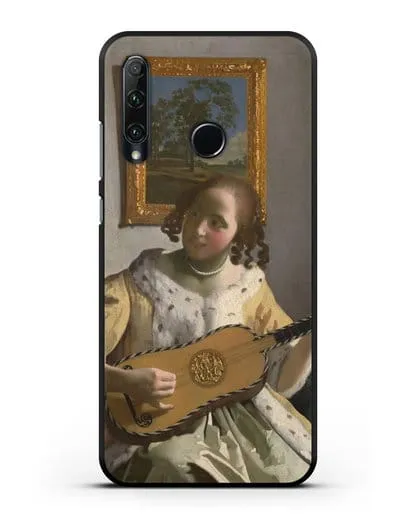 Чехол Гитаристка (Вермеер Ян) силиконовый для Honor 20e