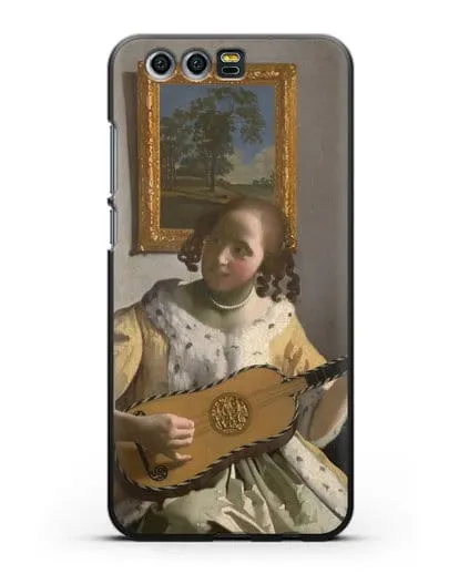 Чехол Гитаристка (Вермеер Ян) силиконовый для Honor 9