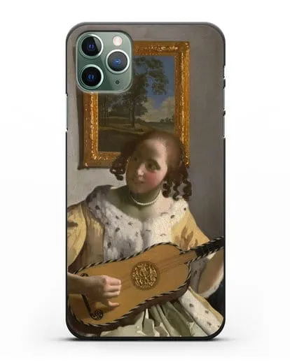 Чехол Гитаристка (Вермеер Ян) силиконовый для iPhone 11 Pro Max
