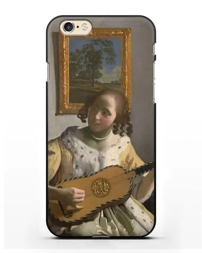 Чехол Гитаристка (Вермеер Ян) силиконовый для iPhone 6
