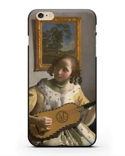 Чехол Гитаристка (Вермеер Ян) силиконовый для iPhone 6 Plus