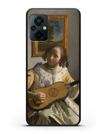Чехол Гитаристка (Вермеер Ян) силиконовый для Xiaomi Poco M5