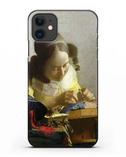 Чехол Кружевница (Вермеер Ян) силиконовый для iPhone 11