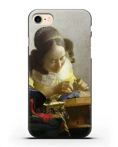 Чехол Кружевница (Вермеер Ян) силиконовый для iPhone 7