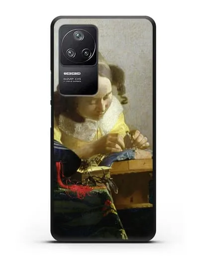 Чехол Кружевница (Вермеер Ян) силиконовый для Xiaomi Poco F4