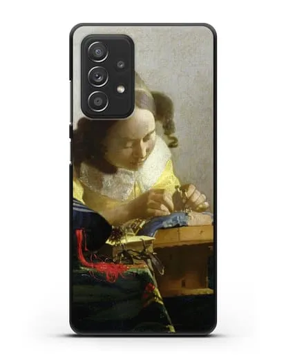 Чехол Кружевница (Вермеер Ян) силиконовый для Samsung Galaxy A53