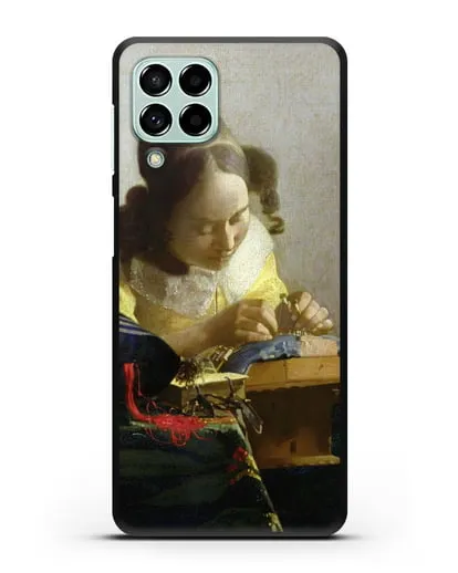 Чехол Кружевница (Вермеер Ян) силиконовый для Samsung Galaxy M53 [SM-M536]