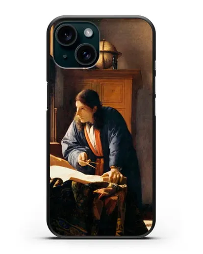 Чехол Географ (Вермеер Ян) силиконовый для iPhone 15