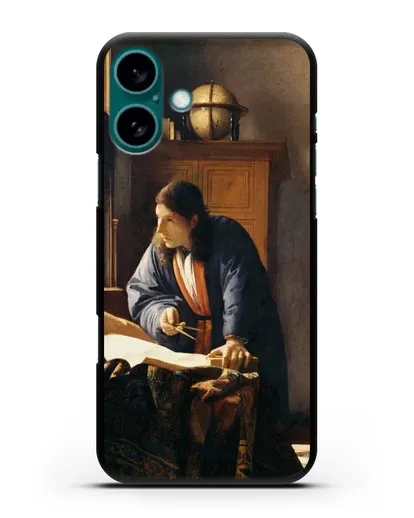 Чехол Географ (Вермеер Ян) силиконовый для iPhone 16 Plus