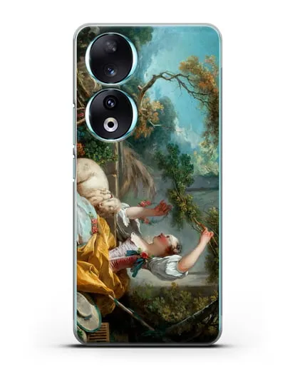 Чехол Пастушка (Фрагонар Жан Оноре) силиконовый для Honor 90