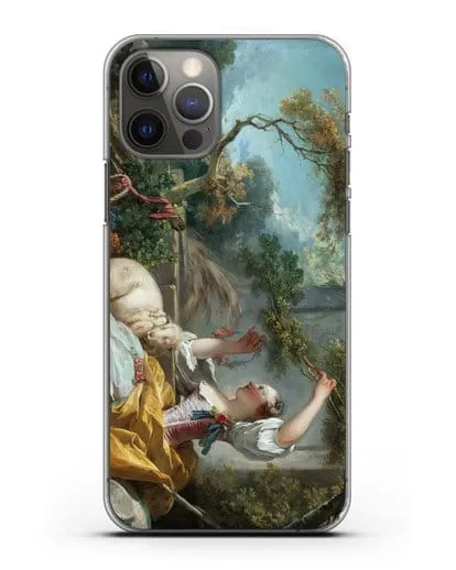 Чехол Пастушка (Фрагонар Жан Оноре) силиконовый для iPhone 12 Pro