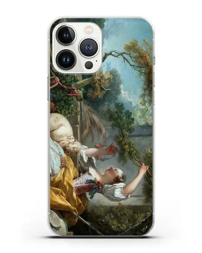 Чехол Пастушка (Фрагонар Жан Оноре) силиконовый для iPhone 13 Pro Max