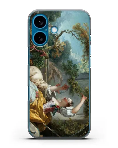 Чехол Пастушка (Фрагонар Жан Оноре) силиконовый для iPhone 16