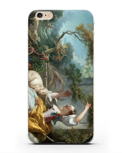 Чехол Пастушка (Фрагонар Жан Оноре) силиконовый для iPhone 6 Plus