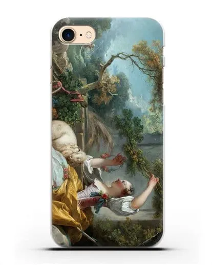 Чехол Пастушка (Фрагонар Жан Оноре) силиконовый для iPhone 7