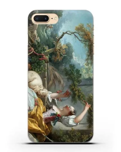 Чехол Пастушка (Фрагонар Жан Оноре) силиконовый для iPhone 8 Plus