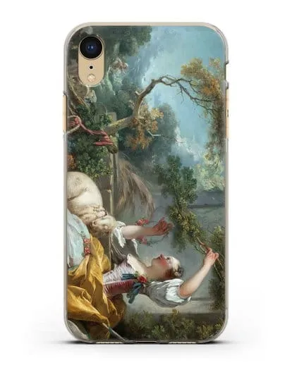Чехол Пастушка (Фрагонар Жан Оноре) силиконовый для iPhone XR