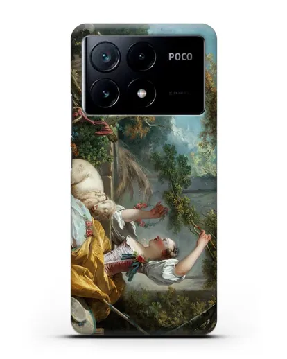 Чехол Пастушка (Фрагонар Жан Оноре) силиконовый для Xiaomi Poco X6 Pro