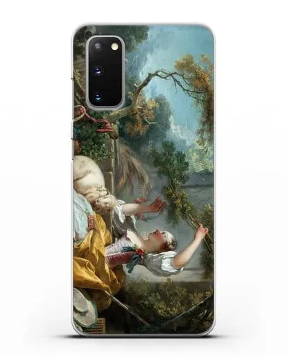 Чехол Пастушка (Фрагонар Жан Оноре) силиконовый для Samsung Galaxy S20 [SM-G980F]