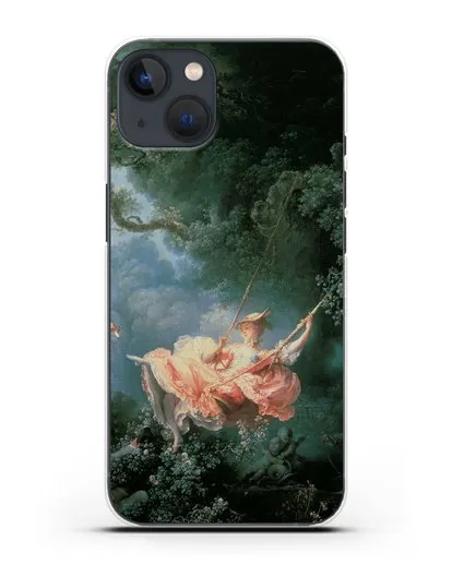 Чехол Качели (Фрагонар Жан Оноре) силиконовый для iPhone 13