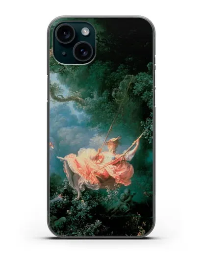 Чехол Качели (Фрагонар Жан Оноре) силиконовый для iPhone 15 Plus